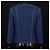 Increíble chaqueta de pasarela Chanel Azul - vista 3