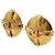 Chanel Gold Clip Ohrringe Golden - Ansicht 2