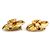 Chanel Gold Clip Ohrringe Golden - Ansicht 3