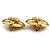 Chanel Gold Clip Ohrringe Golden - Ansicht 4