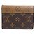 Louis Vuitton Monogram Reverse Tri-fold Geldbörse Braun Monogramm - Ansicht 3