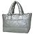 Borsa tote Chanel Coco Cocoon in argento