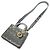 Dior Grigio Piccola Cannage in Agnello Metallico My ABCDior Lady Dior Marrone - vista 15