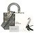 Dior Grigio Piccola Cannage in Agnello Metallico My ABCDior Lady Dior Marrone - vista 17