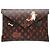 Louis Vuitton Braunes Grace Coddington Catogram Kirigami Pochette Set