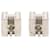 Hermès Silver Palladium Plated Cage D H Cube Earrings Silvery  - view 3