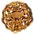 Orecchini a clip in oro placcato CC dorato di Chanel D'oro - vista 3