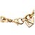 Bracciale Charm Love Letters in ottone placcato oro e strass Louis Vuitton D'oro - vista 4