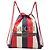 Gucci Red Canvas Sylvie Baiadera Web Drawstring Backpack