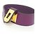 Bracciale Charm Kelly Twist PM di Hermès D'oro Porpora - vista 3