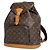 Zaino Montsouris GM Louis Vuitton Marrone