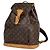 Zaino Montsouris GM Louis Vuitton Marrone