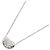 Collana in diamante Bean di Tiffany & Co. in platino Argento