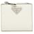 Saffiano Billetera bi-fold con logo triangular de Prada Blanco  - vista 1