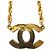 Collana a catena con strass Chanel Coco Mark D'oro - vista 2