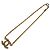 Collana a catena con strass Chanel Coco Mark D'oro - vista 3