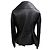 Giacca Peplum Givenchy in Pelle Nera Nero - vista 3