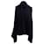 Die gerippte Strickweste The Row aus blauer Wolle Marineblau