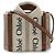 Chloé Woody Nano Tote aus Leinen-Canvas und Leder