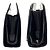 Prada Navy Patent Ketten-Schultertasche Blau - Ansicht 8