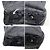 Sac en toile Chanel classique CC pour le shopping Noir - vue 4