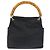 Borsa Tote in Nylon e Pelle Gucci Bamboo Nero