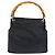 Borsa Tote in Nylon e Pelle Gucci Bamboo Nero - vista 2