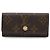 Portachiavi Multicles 4 Monogramma Louis Vuitton Marrone