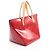 Borsa Louis Vuitton Vernis Bellevue PM Rosso - vista 6
