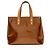 Louis Vuitton Vintage Monogram Vernis Reade PM Tote Braun