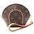Pochette Mini Ellipse Monogram Louis Vuitton Marrone