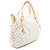 Borsa Evora MM Louis Vuitton in pelle PVC Bianco - vista 4