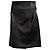 Falda recortada de cuero negro con relieve Givenchy