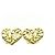 Tiffany & Co Tiffany Olivenblatt Herz Ohrringe Golden