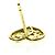 Tiffany & Co Tiffany Olivenblatt Herz Ohrringe Golden - Ansicht 10