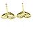 Tiffany & Co Tiffany Olivenblatt Herz Ohrringe Golden - Ansicht 2