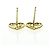Tiffany & Co Tiffany Olivenblatt Herz Ohrringe Golden - Ansicht 4