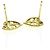 Tiffany & Co Tiffany Olivenblatt Herz Ohrringe Golden - Ansicht 5