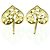 Tiffany & Co Tiffany Olivenblatt Herz Ohrringe Golden - Ansicht 6
