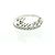 Anello in diamante con logo Gucci Argento