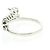 Anello in diamante con logo Gucci Argento - vista 2