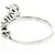 Anello in diamante con logo Gucci Argento - vista 6