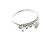 Anello in diamante con logo Gucci Argento - vista 9
