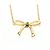Tiffany & Co Tiffany Bow Halskette mit rosa Saphir Golden - Ansicht 4