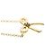 Tiffany & Co Tiffany Bow Halskette mit rosa Saphir Golden - Ansicht 5