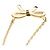 Tiffany & Co Tiffany Bow Halskette mit rosa Saphir Golden - Ansicht 6