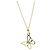 Tiffany & Co Tiffany 18K Gelbgold Schmetterling Anhänger Halskette Golden