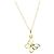 Tiffany & Co Tiffany 18K Gelbgold Schmetterling Anhänger Halskette Golden - Ansicht 2