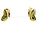 Tiffany & Co Tiffany Teardrop Stud Earrings in 18K Yellow Gold Golden