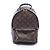 Zaino/borsa Palm Springs PM Monogram Louis Vuitton Marrone Nero Monogramma